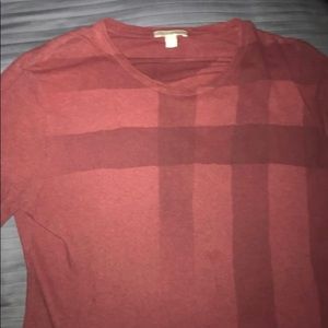 Burberry Maroon T-Shirt